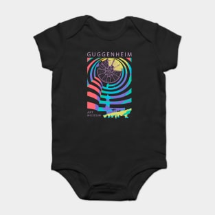 Cool Tees Art and Culture Guggenheim Museum Baby Bodysuit